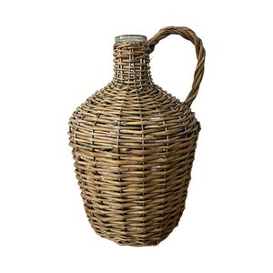 Willow Covered Wine Bottle