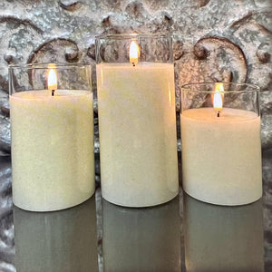 Radiance Poured Candle Classic Trio Set Ivory